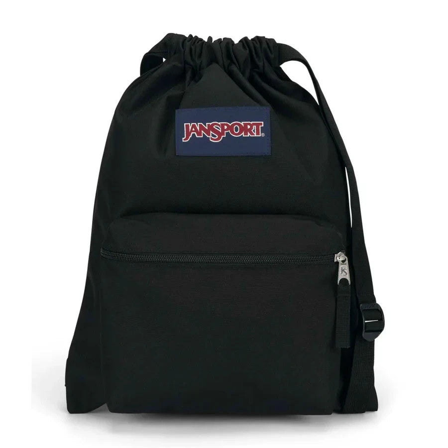 black jansport bag uk JanSport Drawsack Drawstring Gym Sack Bag 14L Black
