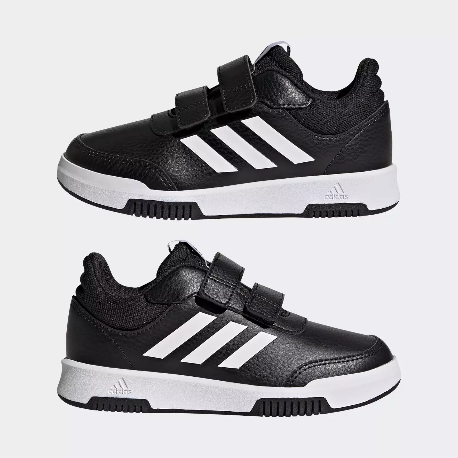 ADIDAS BOYS GIRLS TENSAUR TRAINERS SHOES BLACK WHITE GW6440