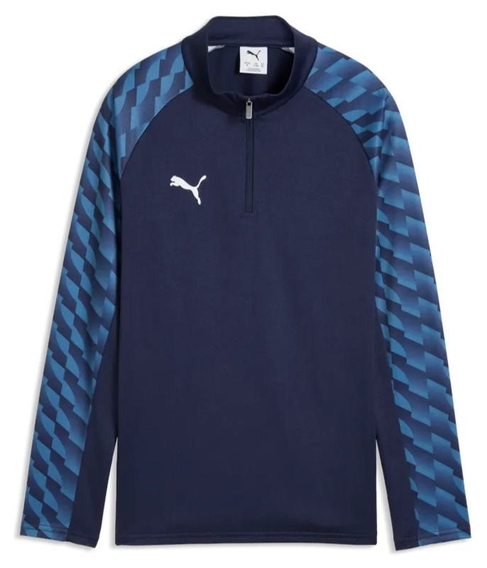 Puma Junior TeamLIGA 26 Training 1/4 Zip Tracksuit Top Navy 659726