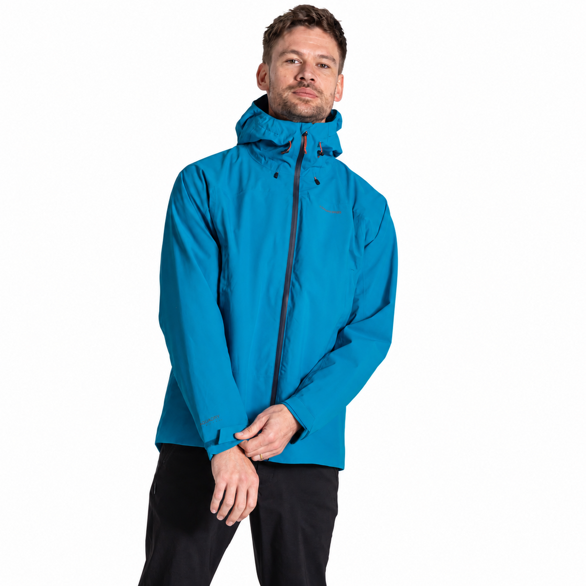 
Craghoppers Mens Ponsa Rain Jacket Waterproof Coat River Blue