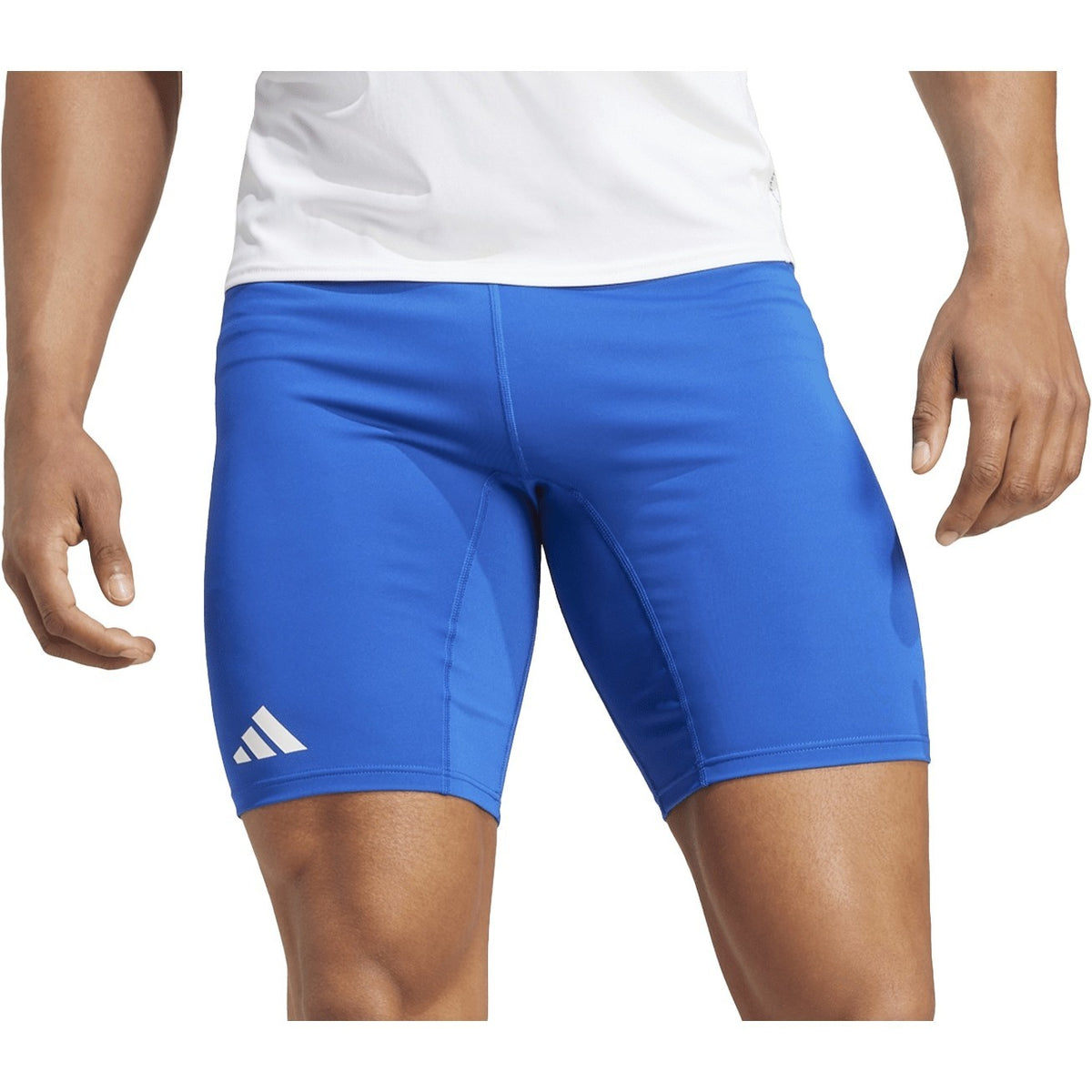 
Adidas Mens Adizero Running Shorts Short Tights Blue IY5513