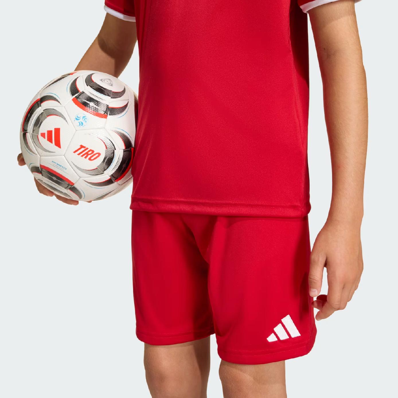 Adidas Entrada 26 Junior Shorts Red JZ6528