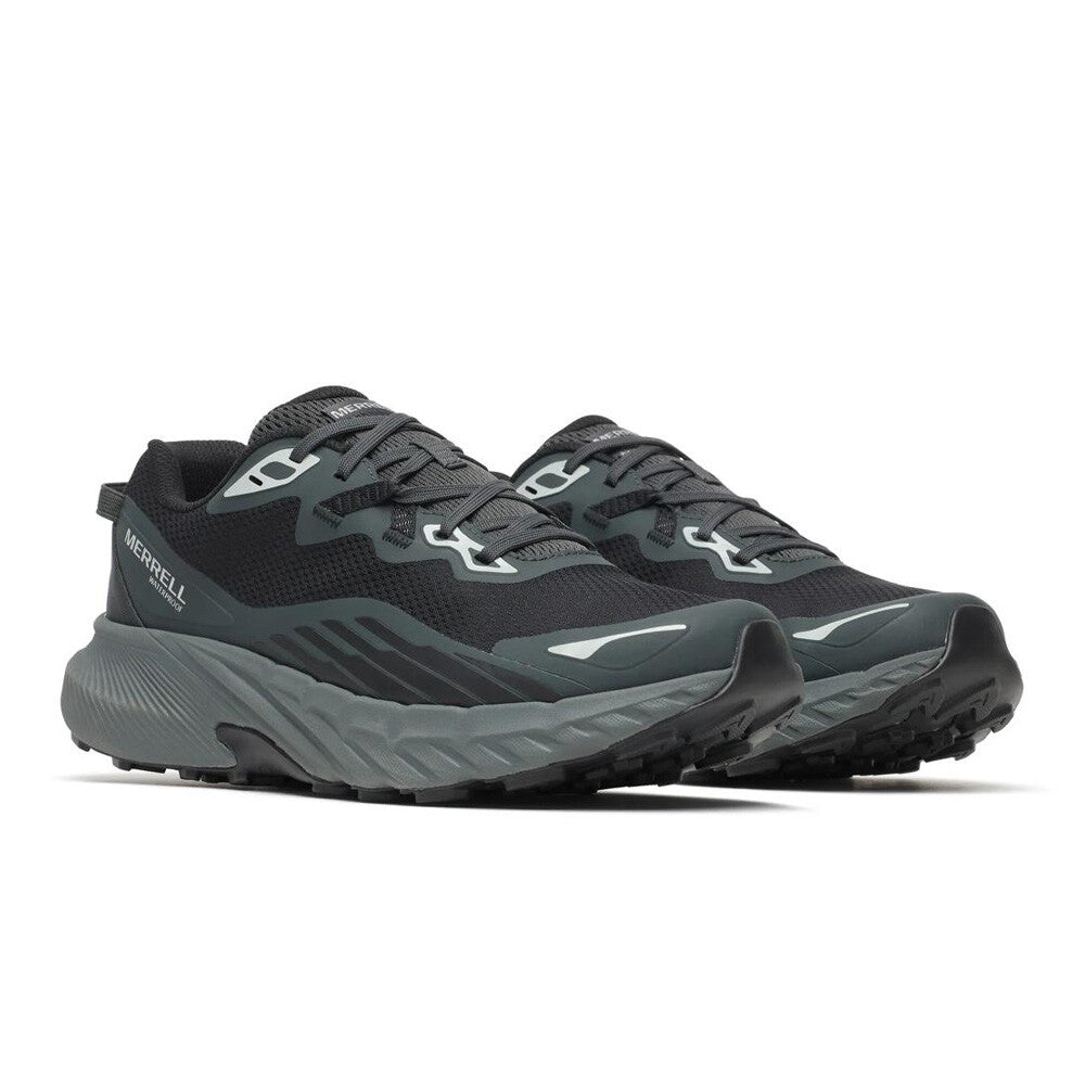 Merrell Mens Agility Trail WP Running Trainers Walking Shoes Black J00003322