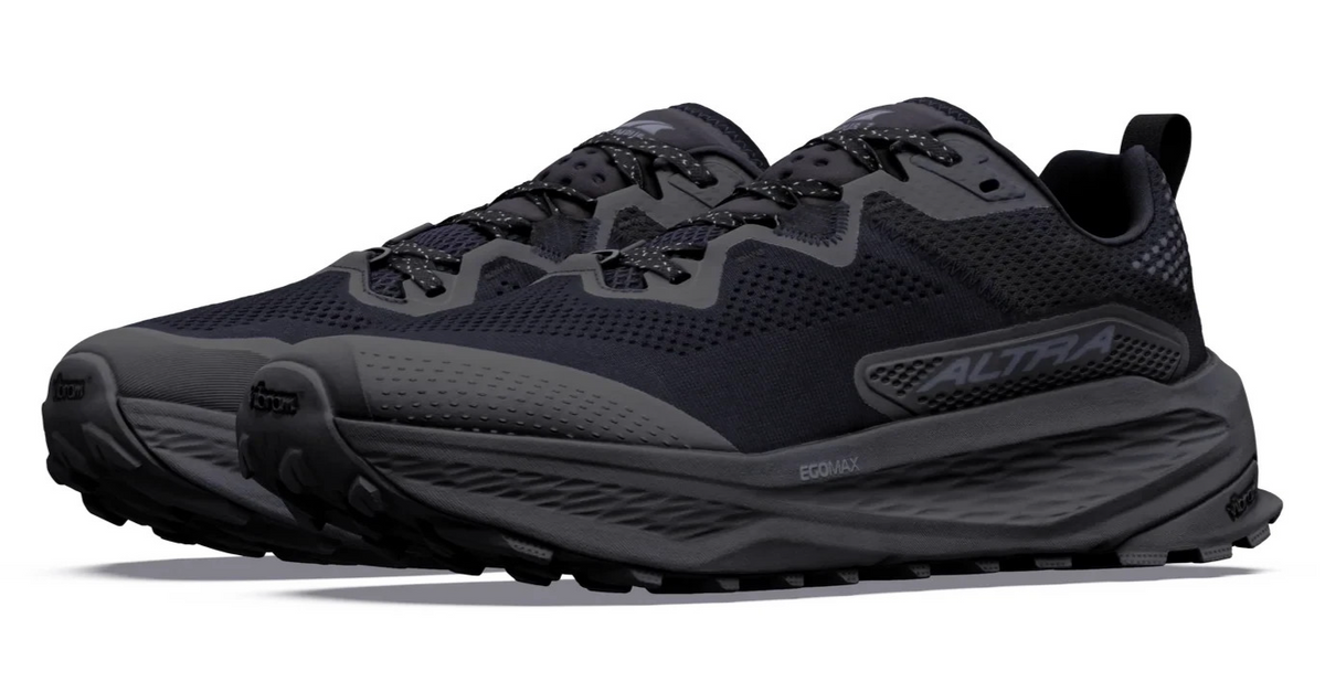 ALTRA Mens Olympus 7 Trail Running Trainers Shoes Castlerock Black