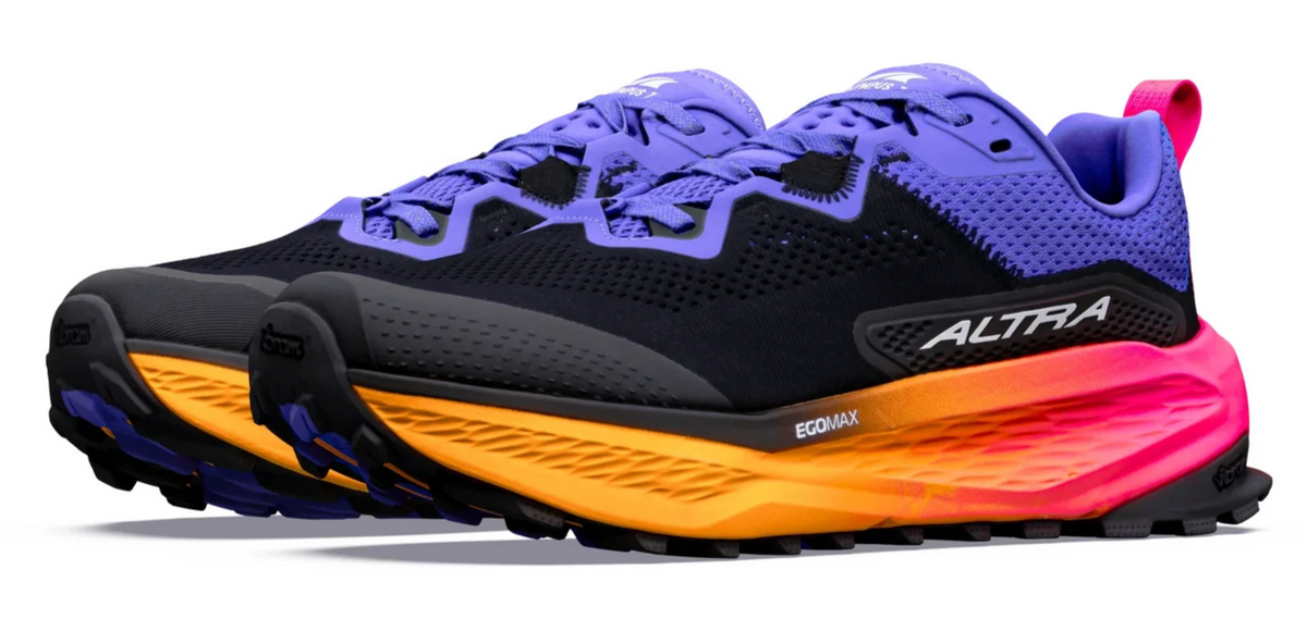 ALTRA Womens Olympus 7 Trail Running Trainers Shoes Black Purple