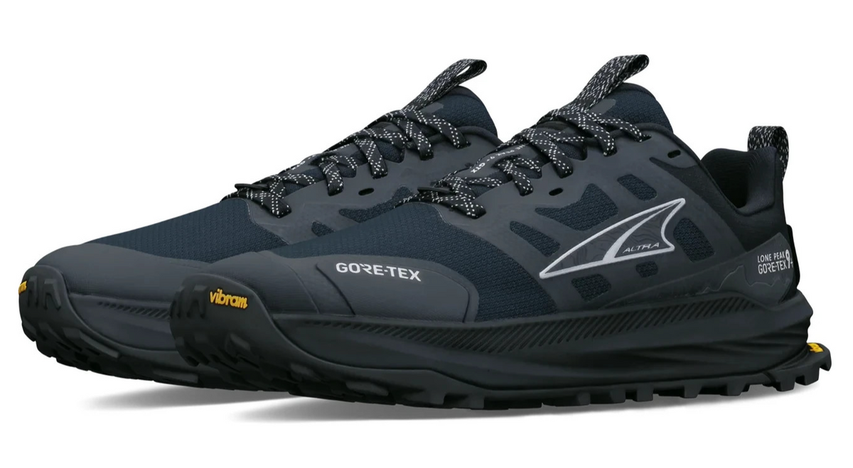 ALTRA Womens Lone Peak 9+ GTX Trail Running Trainers Hiking Shoes Black
