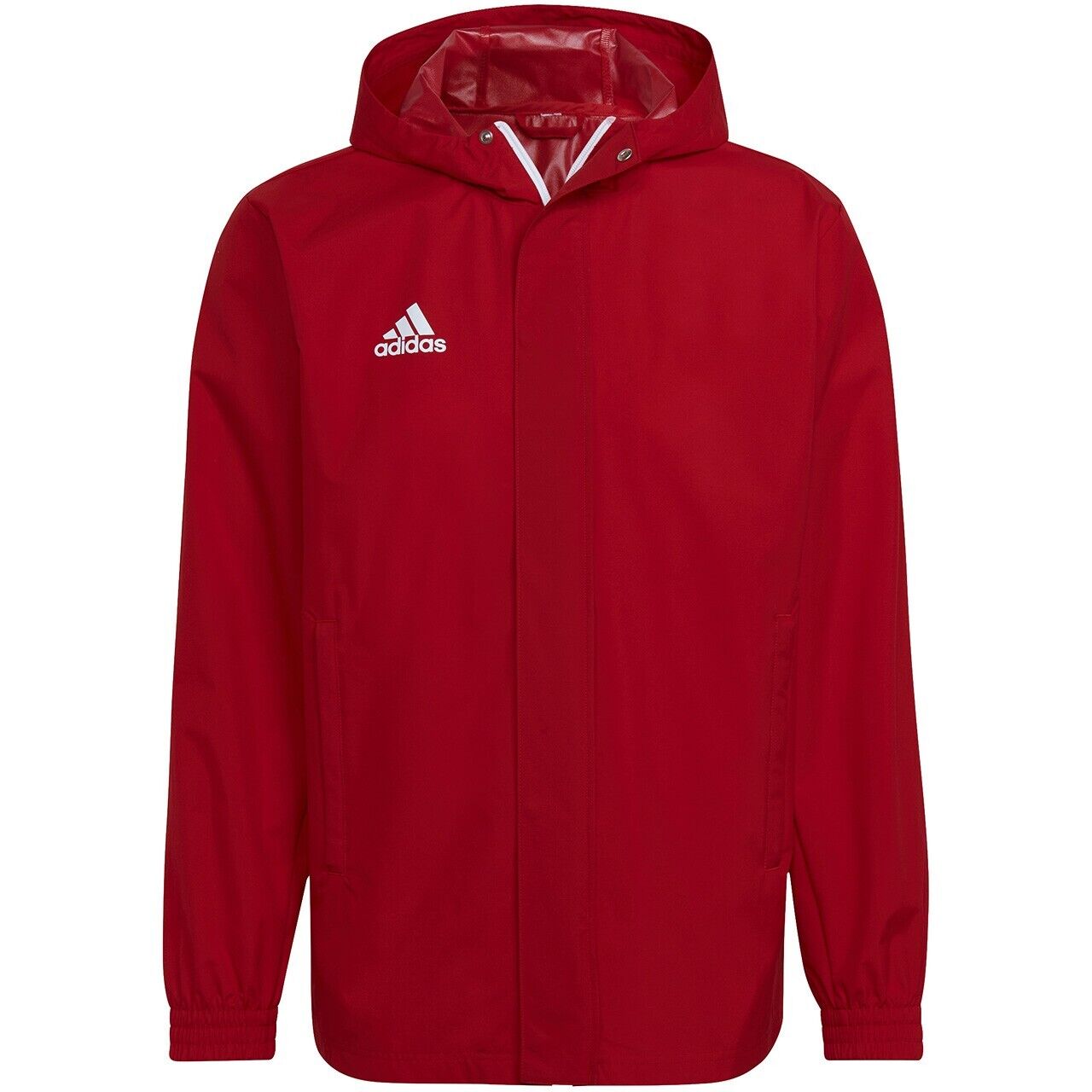 Adidas Mens Ent22 Rain Jacket Waterproof Coat Top Hoodie Wind Stopper Red XS-XXL