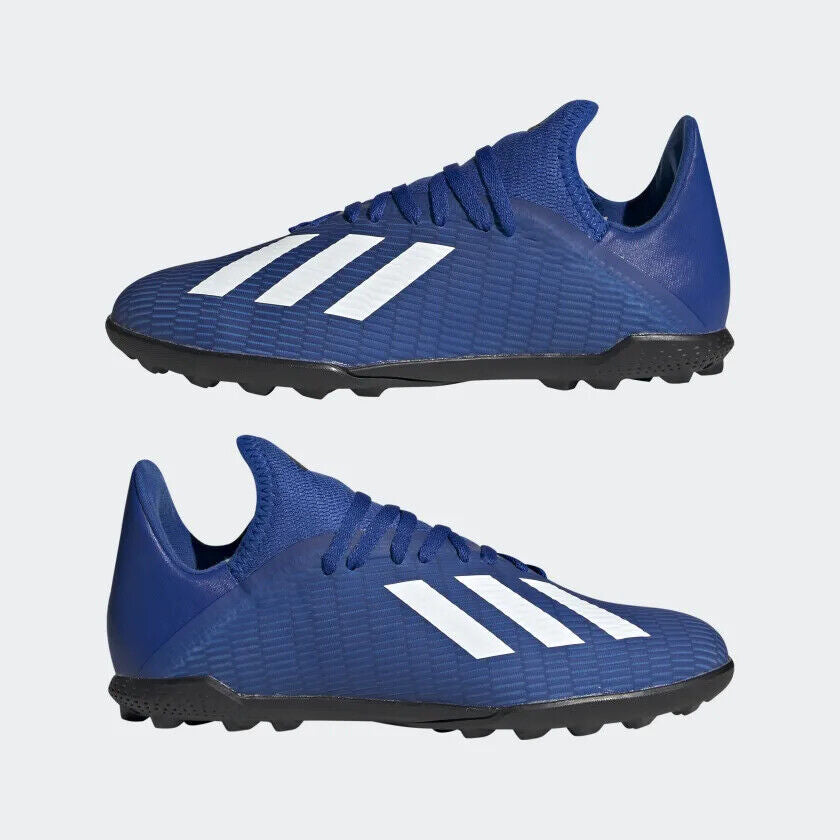 ADIDAS BOYS JUNIOR X 19.3 ASTRO TURF TRAINERS SHOES SOCCER FOOTBALL BOOTS