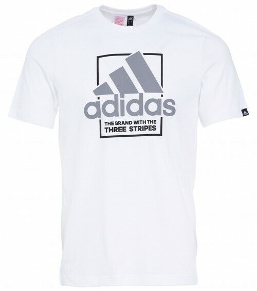 Adidas Boys T Shirt Junior Juniors Kids Jr Cotton Crew Casual Sports Top 5-15
