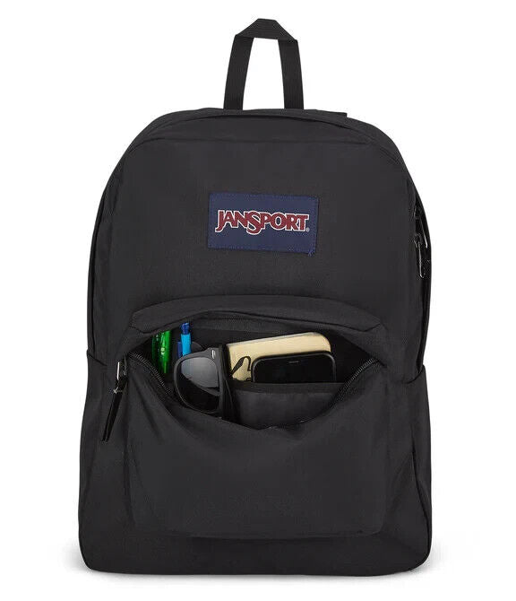 black jansport backpack old Vintage 1992 Made in USA CobbleStore Vintage iconic straight JanSport Cool Student Backpack -