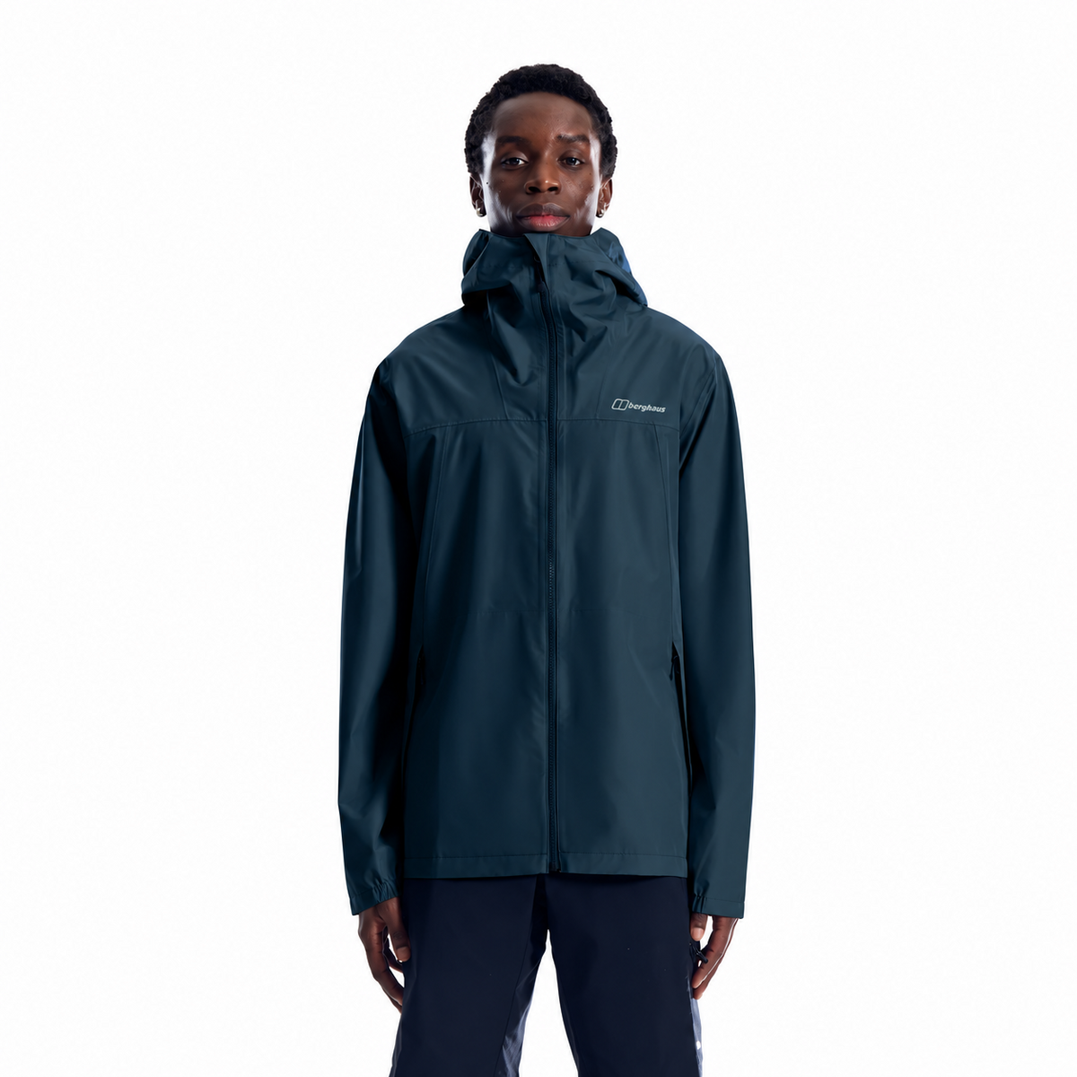 
Berghaus Mens Deluge Pro 3.0 Rain Jacket Waterproof Coat Navy