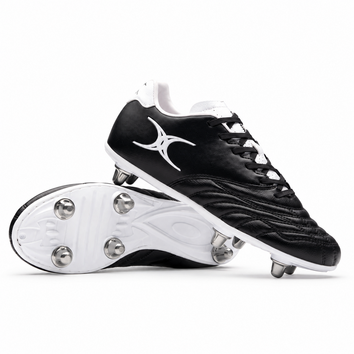 
Gilbert Junior Icon 6S Rugby Boots SG Soft Ground Black