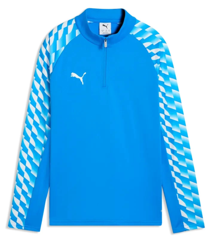 Puma Junior TeamLIGA 26 Training 1/4 Zip Tracksuit Top Blue 659726