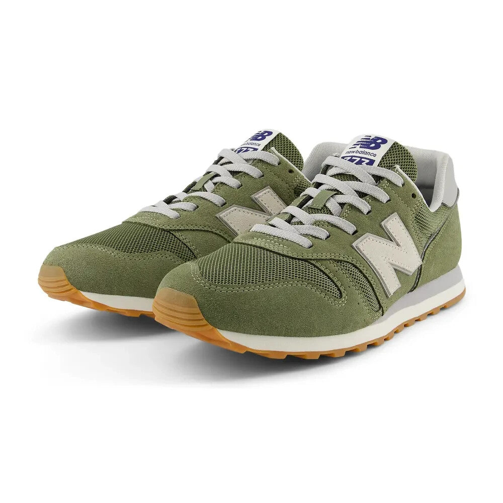New Balance Mens 373 Trainers Shoes Olive Green ML373SI2