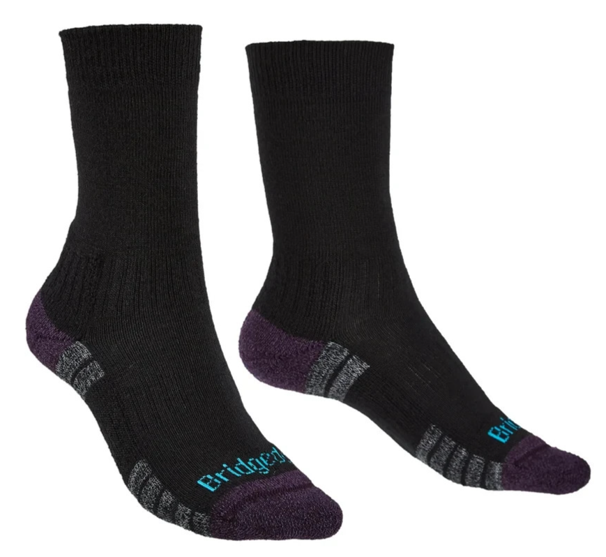 
Bridgedale Womens Hike Lightweight Merino Performance Boot Socks Black