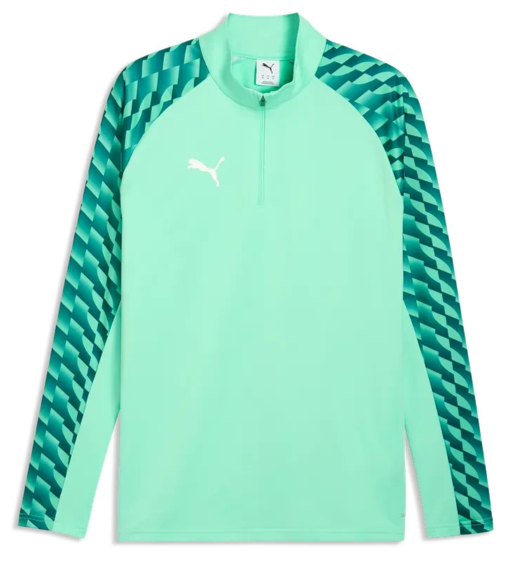 Puma Mens TeamLIGA 26 Training Jacket 1/4 Zip Tracksuit Top Turquoise 659724