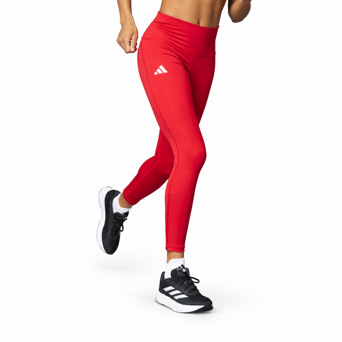 
Adidas Womens Adizero Running Tights Leggings Bottoms Red IT1472