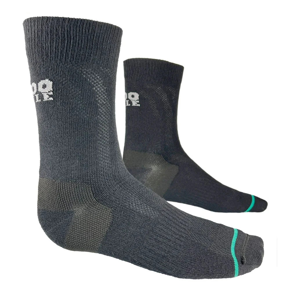 
1000 Mile Mens Double Layer Repreve Socks Running Sock Black