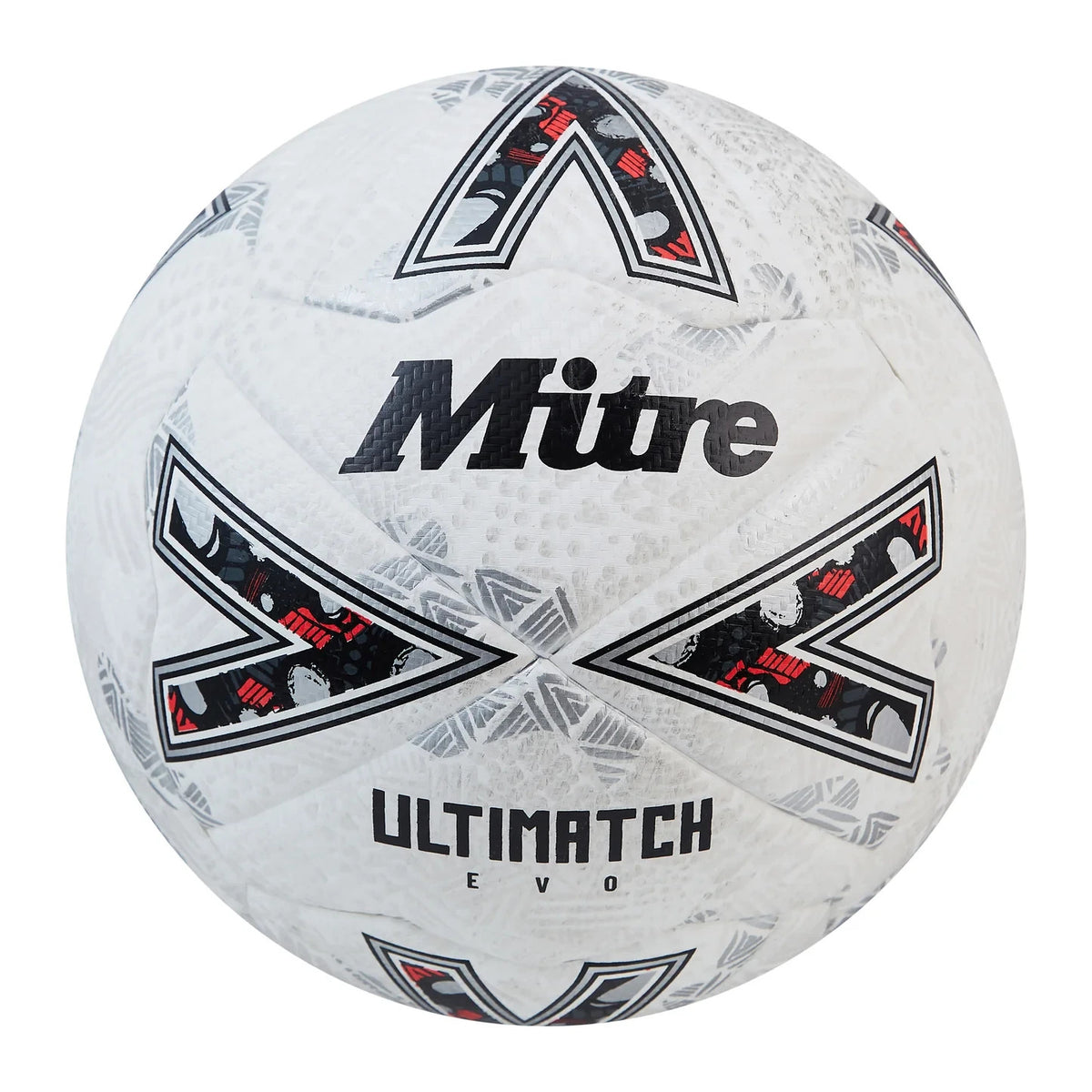 
Mitre Ultimatch Evo Football Match Ball White Sizes 4-5