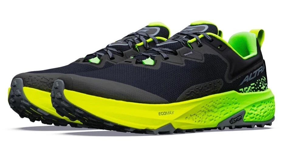 ALTRA Mens Timp 6 Trail Running Trainers Shoes Black Green