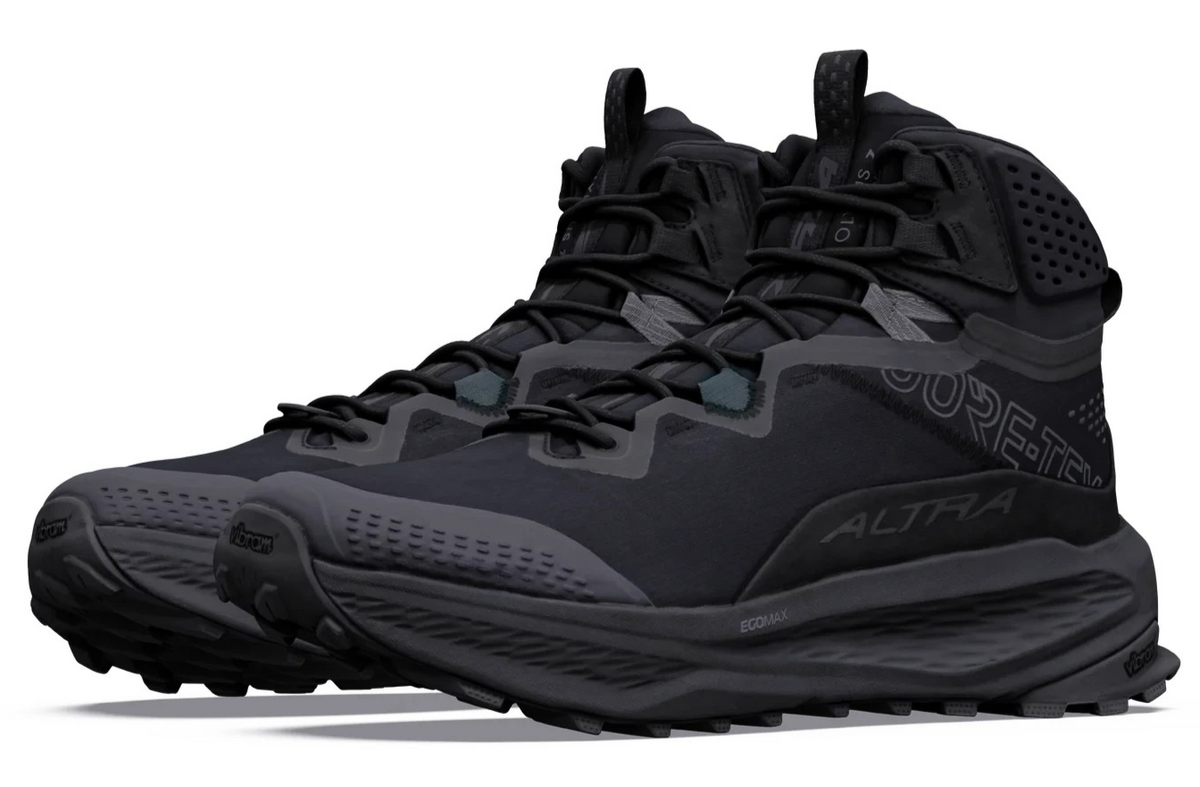 ALTRA Mens Olympus 7 Mid GTX Goretex Hiking Walking Boots Black