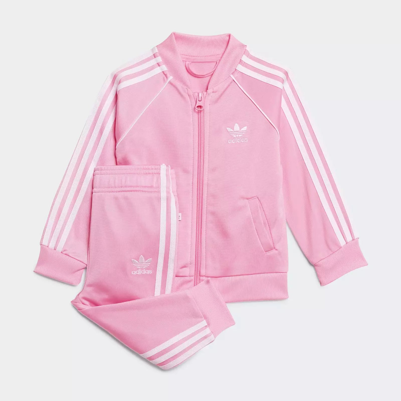 Pink adidas tracksuit online