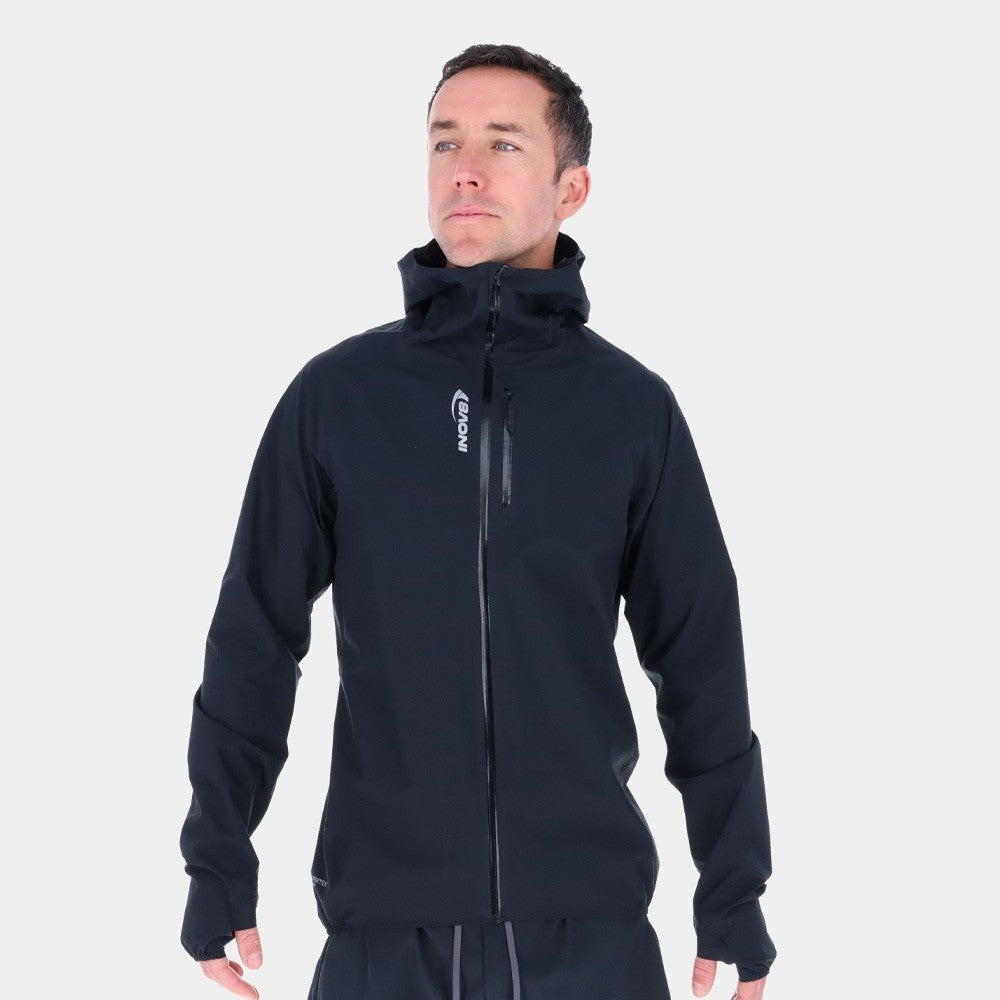 Inov8 Stormshell V2 Running Rain Jacket Waterproof Coat Black 001704