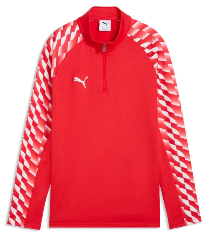 Puma Junior TeamLIGA 26 Training 1/4 Zip Tracksuit Top Red 659726