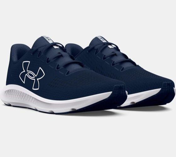 Mens Under Armour Charged Pursuit 3 Running Trainers Navy 3026518
