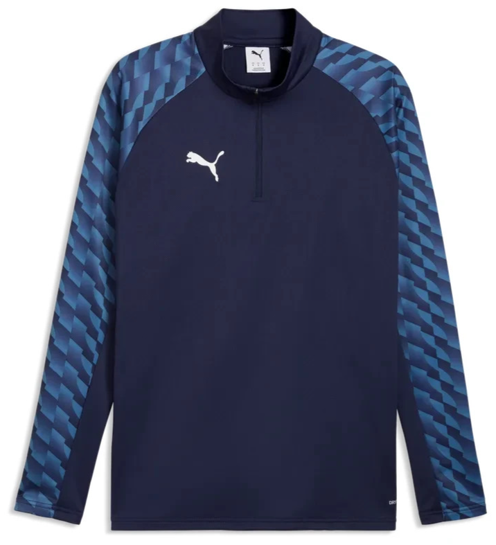 Puma Mens TeamLIGA 26 Training Jacket 1/4 Zip Tracksuit Top Navy 659724