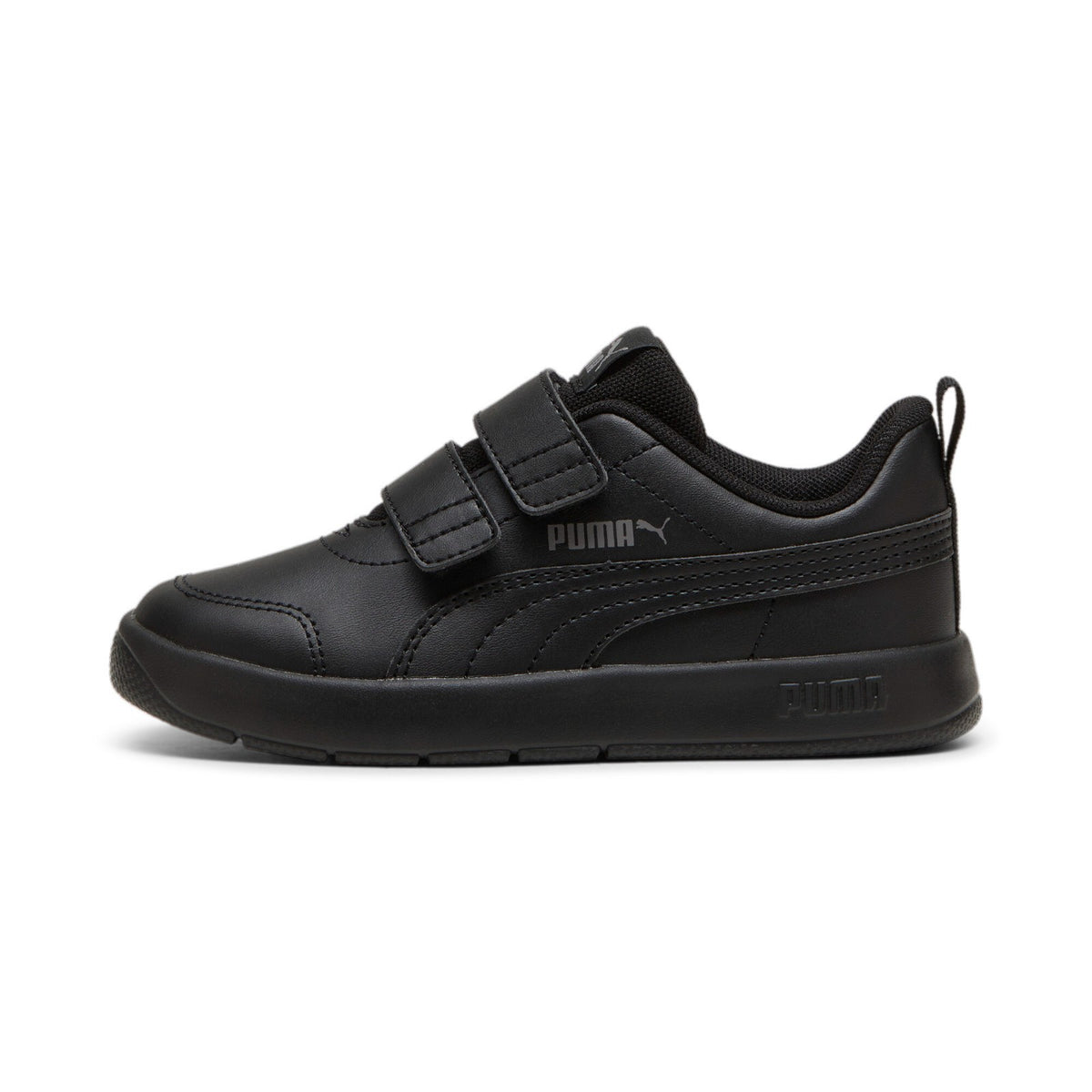 Puma Unisex Junior Courtflex V3 School Trainers Shoes Black 397642