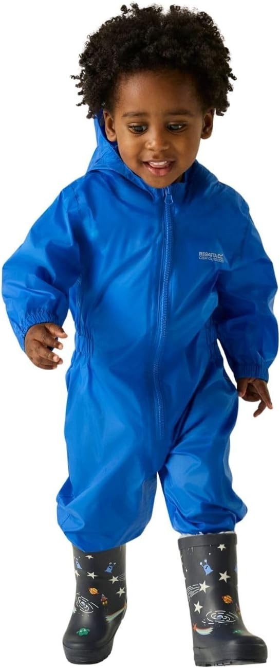 
Regatta Puddle V Kids Waterproof Suit Blue