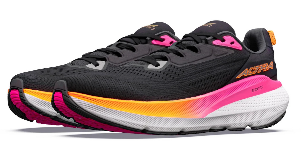 ALTRA Womens FWD VIA 2 Running Trainers Shoes Black Pink