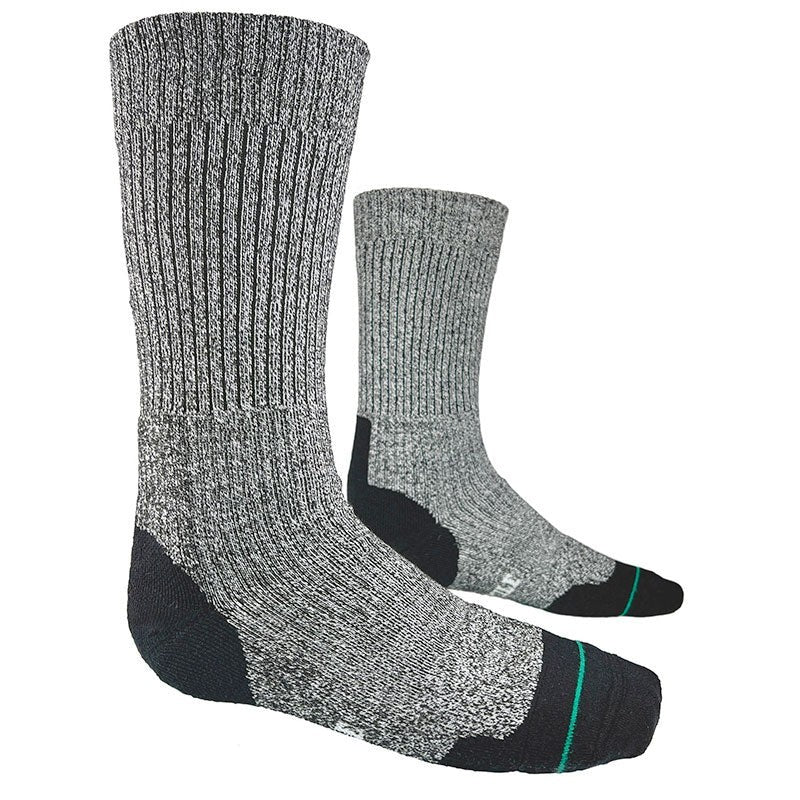 
1000 Mile Mens Fusion Repreve Double Layer Walking Socks Charcoal