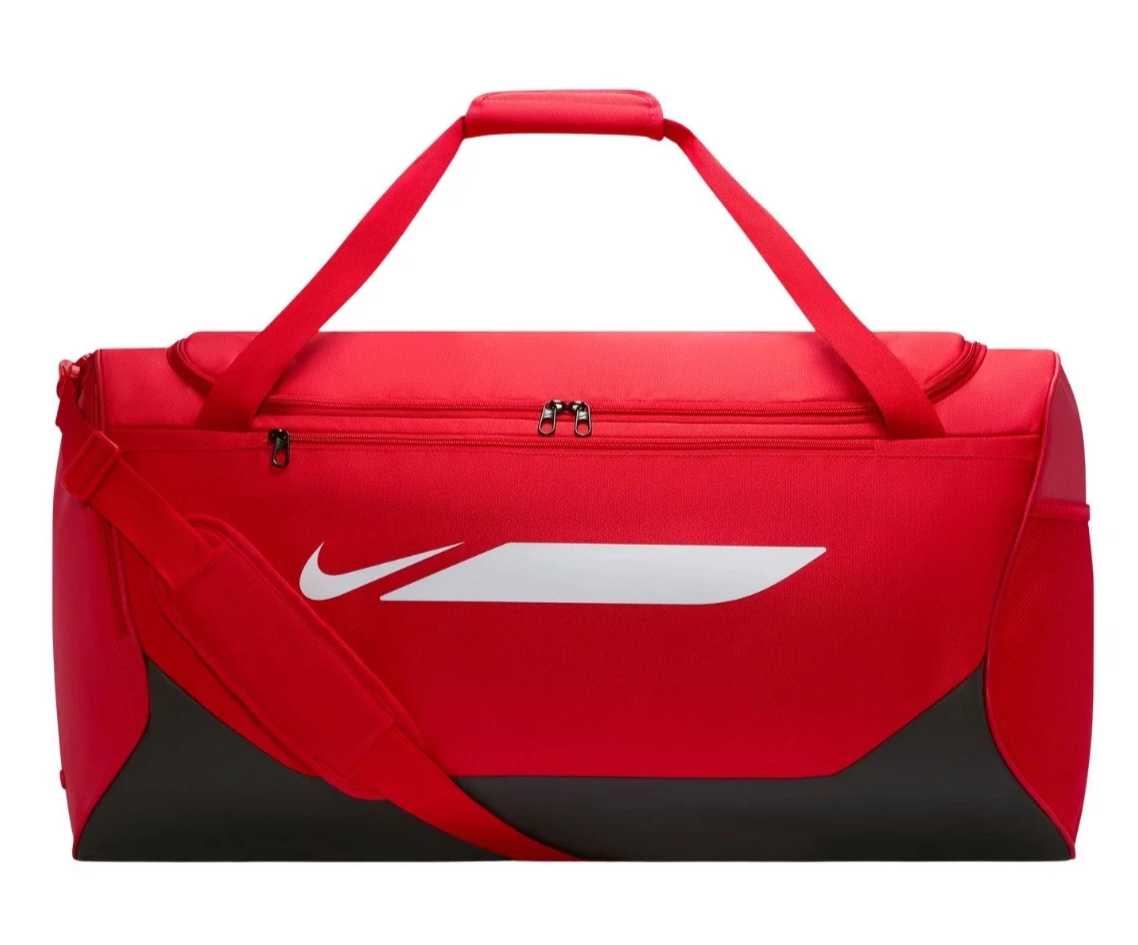 
Nike Academy Large Duffel Bag Holdall Red IO0917