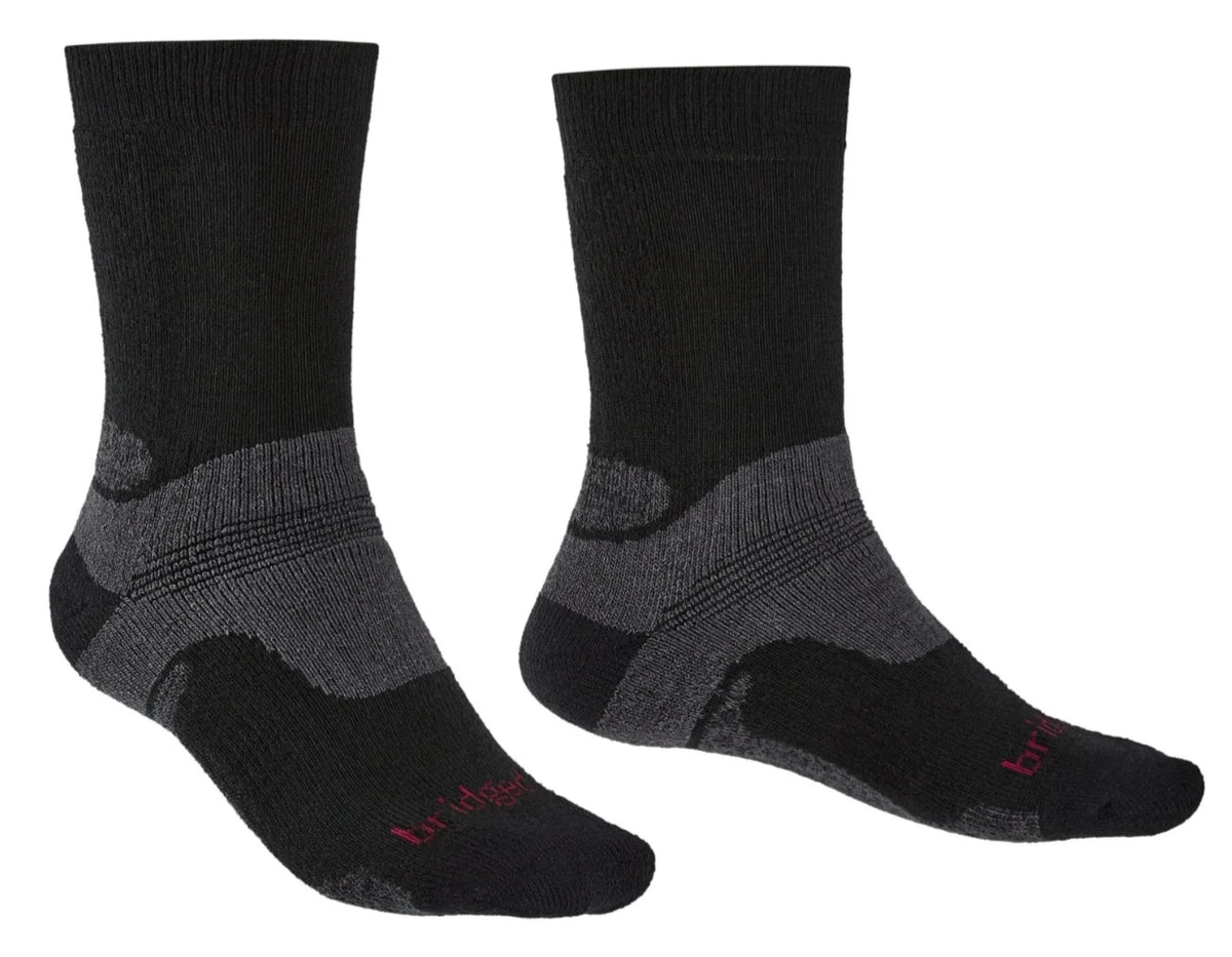
Bridgedale Mens Hike Midweight Merino Performance Boot Original Socks Black