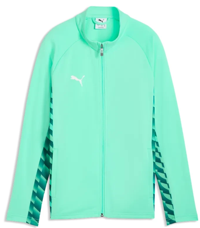 Puma Junior TeamLIGA 26 Training Jacket Full Zip Tracksuit Top Turquoise 659729