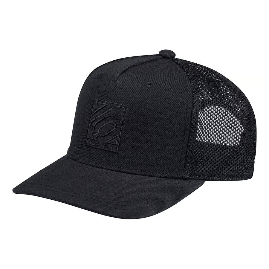 Adidas Five Ten H90 Black Archive Trucker Cap Mesh Back Snapback Hat
